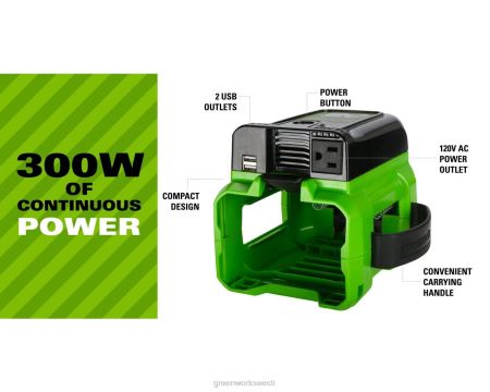 Greenworks tööriist 80 V tormi- ja elektrikatkestuskomplekt (2) aku ja (2) laadijaga 8H0T4V351