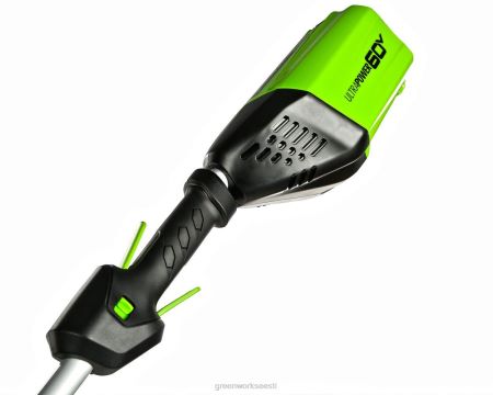 Greenworks tööriist 60 V 13-tolline juhtmeta akutrimmer ja 0,080 nööriga trimmerliini kombineeritud komplekt koos 2,0 ah aku ja laadijaga 8H0T4V337