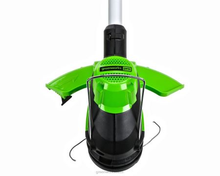 Greenworks tööriist 60 V 13-tolline juhtmeta akutrimmer ja 0,080 nööriga trimmerliini kombineeritud komplekt koos 2,0 ah aku ja laadijaga 8H0T4V337