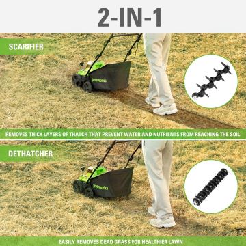 Greenworks tööriist 40v 15-tolline juhtmeta aku harjadeta eraldusseade/skriifeerija 5,0ah usb-aku ja kiirlaadijaga 8H0T4V205