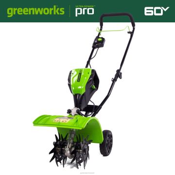 Greenworks tööriist 60v 8" juhtmeta akukultivaator /frees koos 4,0 ah aku ja laadijaga 8H0T4V202