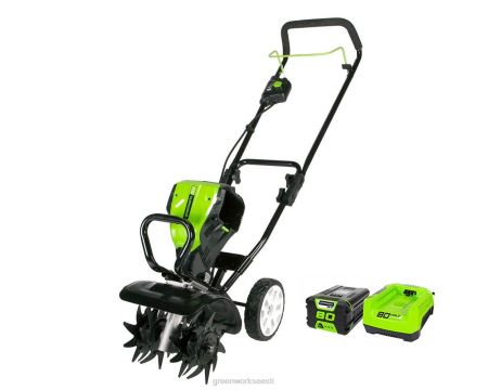 Greenworks tööriist 80v 10" harjadeta kultivaator /frees koos 2,0 ah akuga 8H0T4V207