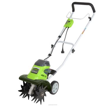 Greenworks tööriist 8 amprit 10" juhtmega kultivaator / mullafrees 8H0T4V211