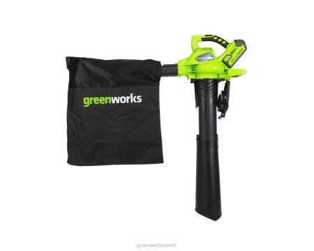 Greenworks tööriist 40v 340 cfm aku lehepuhur ja vaakum koos 4,0 ah aku ja laadijaga 8H0T4V102