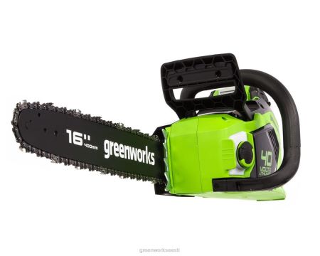 Greenworks tööriist 40v 16" juhtmeta aku kettsaag 4,0ah usb aku ja laadijaga 8H0T4V142