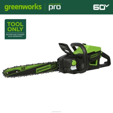 Greenworks tööriist 60 V 18" akuga kettsaag (ainult tööriist) 8H0T4V161