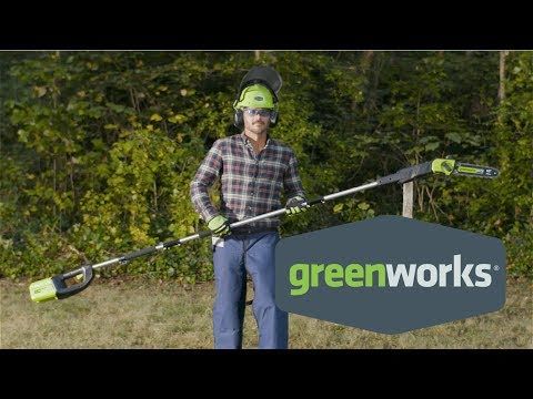 Greenworks tööriist 80V juhtmeta 10-tolline harjadeta mastisaag 2,0ah aku ja laadijaga 8H0T4V136