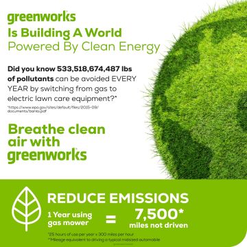 Greenworks tööriist 60 V 21-tolline juhtmeta aku iseliikuv muruniiduk kahe (2) 4,0 ah aku ja kahe pordiga laadijaga 8H0T4V16