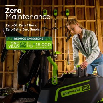 Greenworks tööriist 60v 42" juhtmeta aku crossoverz nullpöördega muruniiduk 3-tööriista kombineeritud komplekt koos (6) 8ah aku, ühe (1) 2,5ah aku ja nelja (4) laadijaga 8H0T4V7