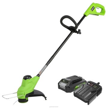 Greenworks tööriist 24 V 10-tolline juhtmeta akutrimmer 2,0 ah usb aku ja laadijaga 8H0T4V81