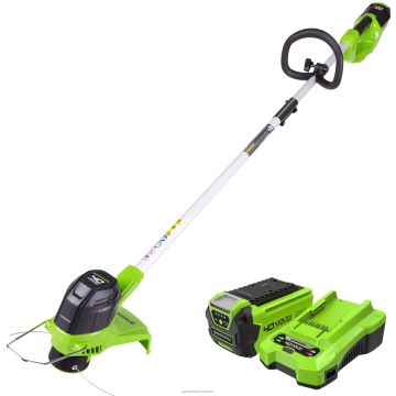 Greenworks tööriist 40 V 12-tolline juhtmeta akutrimmer 2,0 ah aku ja laadijaga 8H0T4V77