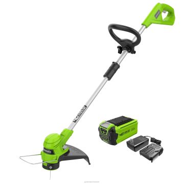 Greenworks tööriist 40 V 12-tolline juhtmeta akutrimmer 2,0 ah aku ja laadijaga 8H0T4V78