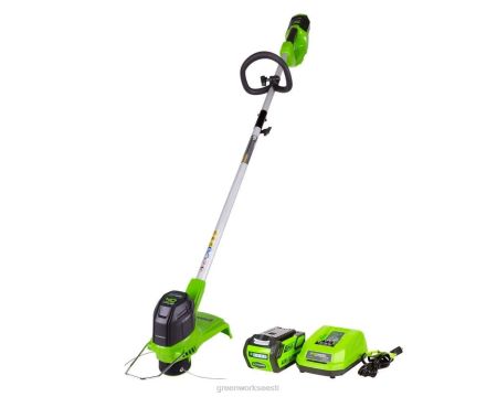 Greenworks tööriist 40 V 12-tolline juhtmeta akutrimmer 4,0 ah aku ja laadijaga 8H0T4V76