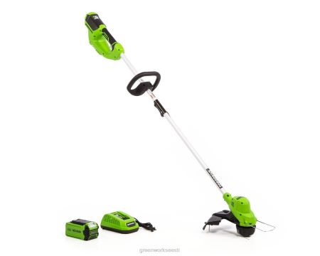 Greenworks tööriist 40 V 15-tolline juhtmeta akutrimmer 2,5 ah aku ja laadijaga 8H0T4V74