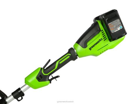 Greenworks tööriist 48 V (2 x 24 V) 16-tolline juhtmeta akutrimmer (saab kinnitada) koos (2) 4,0 ah usb aku ja kahe pordiga laadijaga 8H0T4V70