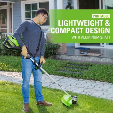 Greenworks tööriist 80 V 16-tolline juhtmeta akutrimmer (ainult tööriist) 8H0T4V87