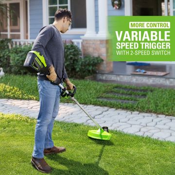 Greenworks tööriist 80 V 16-tolline juhtmeta akutrimmer (ainult tööriist) 8H0T4V87