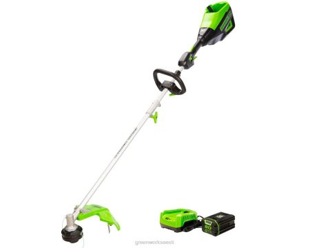 Greenworks tööriist 80 V 16-tolline juhtmeta akutrimmer (saab lisaseadmega) 2,5 ah aku ja laadijaga 8H0T4V59