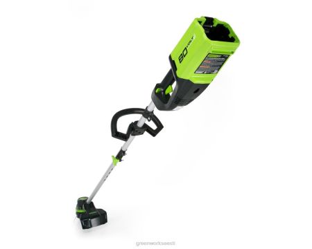 Greenworks tööriist 80 V juhtmeta 16-tolline harjadeta trimmer 2,0 ah aku ja laadijaga 8H0T4V80