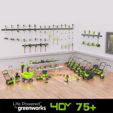 Greenworks tööriist 40 V 16" juhtmeta akuga üheastmeline lumepuhur (ainult tööriist) 8H0T4V265