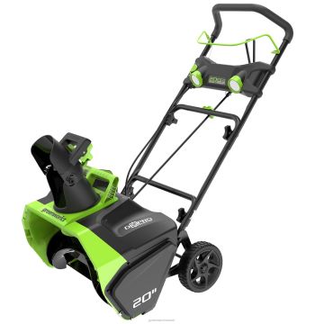 Greenworks tööriist 40 V 20" juhtmeta akuga üheastmeline lumepuhur (ainult tööriist) 8H0T4V264 - Sulgemiseks klõpsake pilti