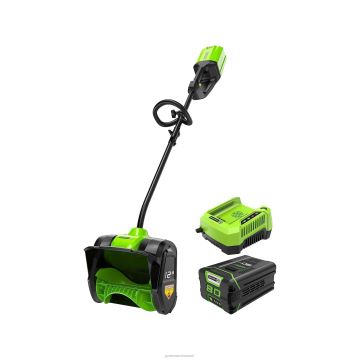 Greenworks tööriist 80v 12" juhtmeta aku lumelabidas 5,0ah aku ja laadijaga 8H0T4V269