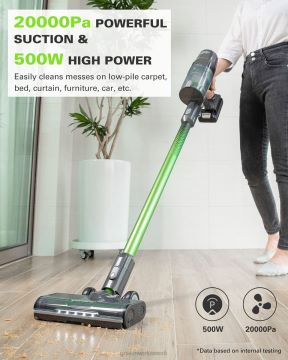 Greenworks tööriist 24 V juhtmeta roheline tolmuimeja 3-in-1 komplekt kahe (2) 4,0 ah aku ja laadimisalusega 8H0T4V355