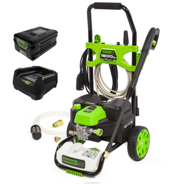 Greenworks tööriist 60 V hübriid 1800 psi 1,1 gpm külma vee survepesur (2) 4ah aku ja laadijaga 8H0T4V233 - Sulgemiseks klõpsake pilti