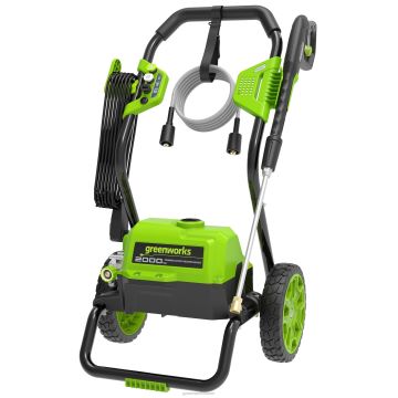 Greenworks tööriist 2000 psi 1,1 gpm külma veega elektriline survepesur (must raam) 8H0T4V228