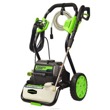 Greenworks tööriist 2000 psi 1,2 gpm külma veega elektriline survepesur 8H0T4V225 - Sulgemiseks klõpsake pilti