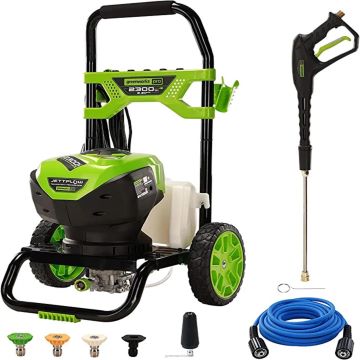 Greenworks tööriist 2300 psi 2,3 gpm külma veega elektriline survepesur 8H0T4V223