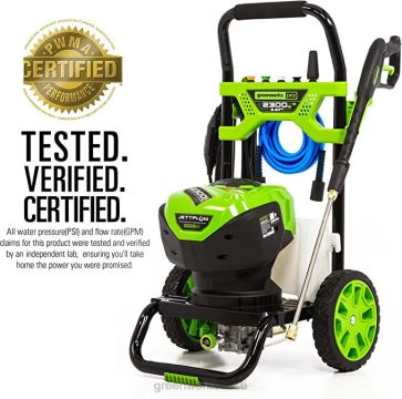 Greenworks tööriist 2300 psi 2,3 gpm külma veega elektriline survepesur 8H0T4V223