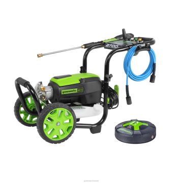 Greenworks tööriist 2700 psi survepesur koos 15-tollise pinnapuhastusvahendi ja pikenduskomplektiga 8H0T4V327 - Sulgemiseks klõpsake pilti