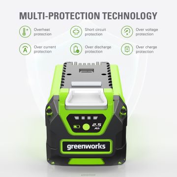 Greenworks tarvik 40v 2,5ah aku 8H0T4V441