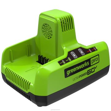 Greenworks tarvik pro 60v ülivõimsusega 6-amprine kahe pordiga akulaadija 8H0T4V452