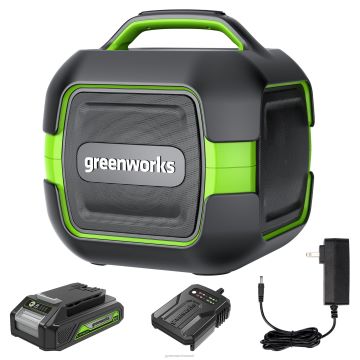 Greenworks tööriist 24 V Bluetooth-kõlar koos 2.0ah aku ja laadijaga 8H0T4V391