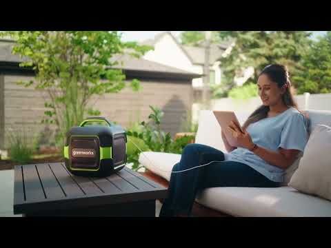 Greenworks tööriist 24 V Bluetooth-kõlar koos 2.0ah aku ja laadijaga 8H0T4V391