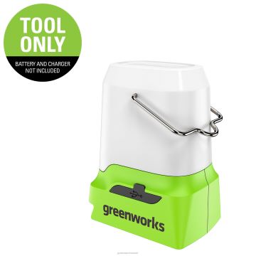 Greenworks tarvik 24 V juhtmeta aku 500 luumenine latern (ainult tööriist) 8H0T4V535 - Sulgemiseks klõpsake pilti